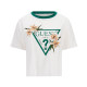Guess Γυναικεία κοντομάνικη μπλούζα Zoey Crop T-Shirt